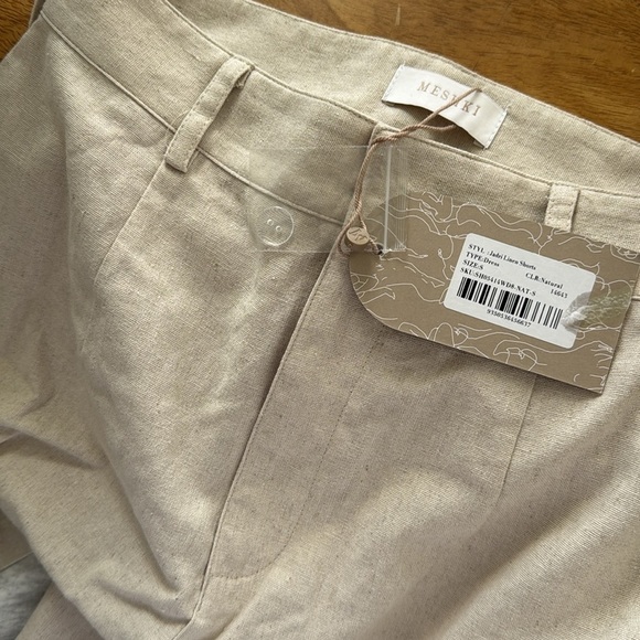 Meshki Linen SET top and shorts - Picture 4 of 4